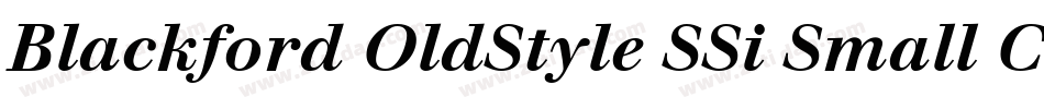 Blackford OldStyle SSi Small Caps字体转换